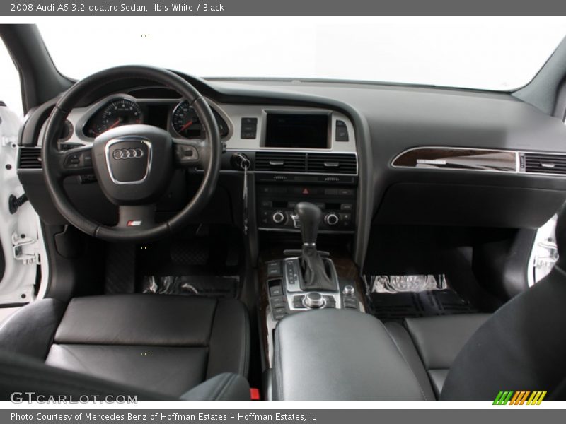 Ibis White / Black 2008 Audi A6 3.2 quattro Sedan
