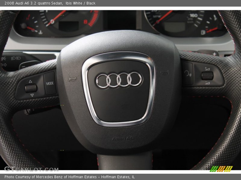 Ibis White / Black 2008 Audi A6 3.2 quattro Sedan