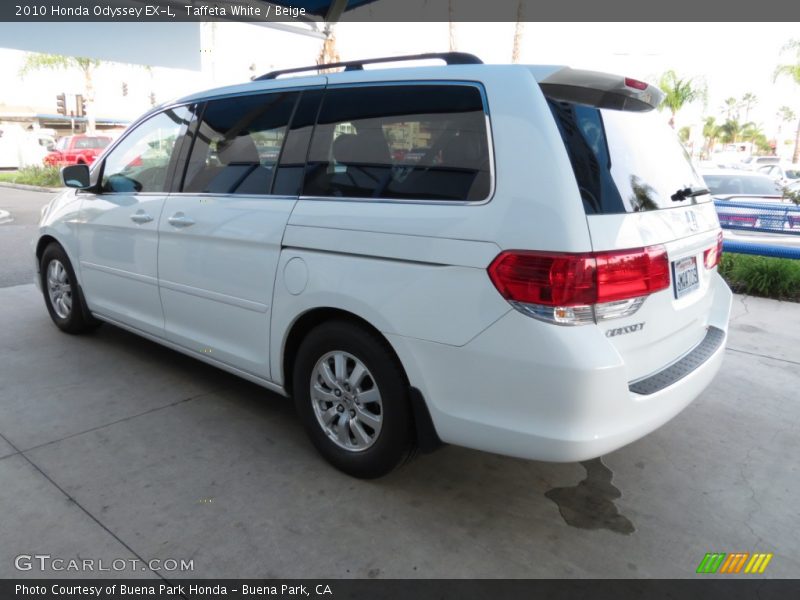 Taffeta White / Beige 2010 Honda Odyssey EX-L