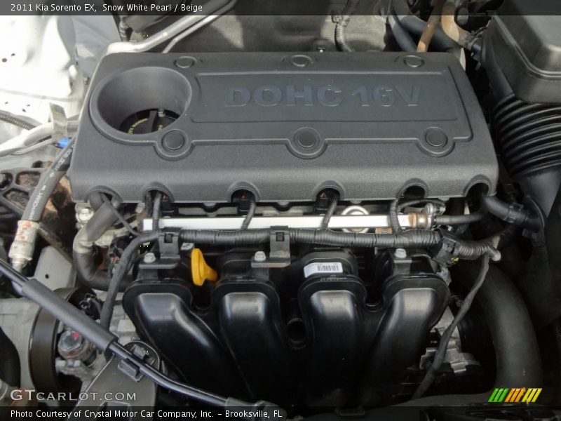 Snow White Pearl / Beige 2011 Kia Sorento EX