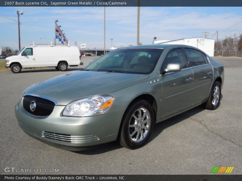 Sagemist Green Metallic / Cocoa/Cashmere 2007 Buick Lucerne CXL