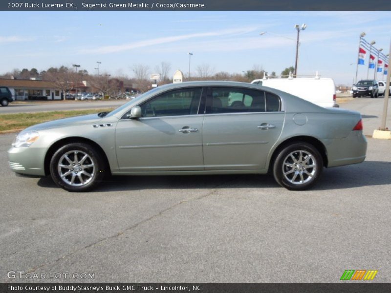 Sagemist Green Metallic / Cocoa/Cashmere 2007 Buick Lucerne CXL