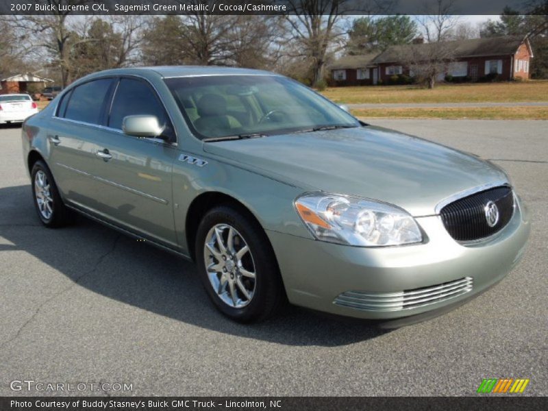 Sagemist Green Metallic / Cocoa/Cashmere 2007 Buick Lucerne CXL