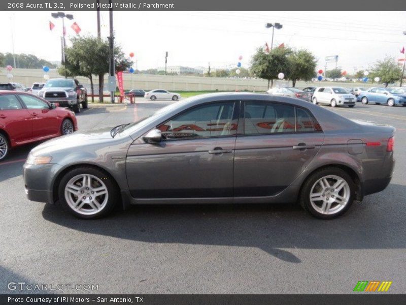 Polished Metal Metallic / Parchment 2008 Acura TL 3.2
