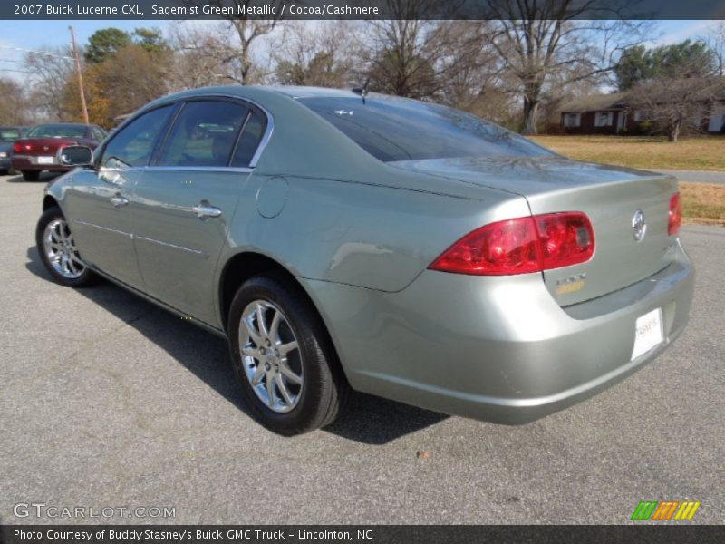 Sagemist Green Metallic / Cocoa/Cashmere 2007 Buick Lucerne CXL