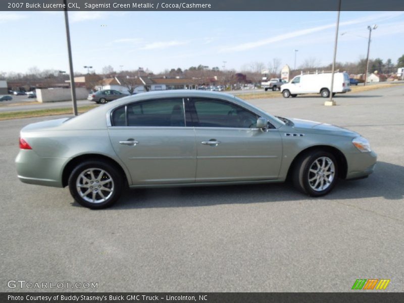 Sagemist Green Metallic / Cocoa/Cashmere 2007 Buick Lucerne CXL