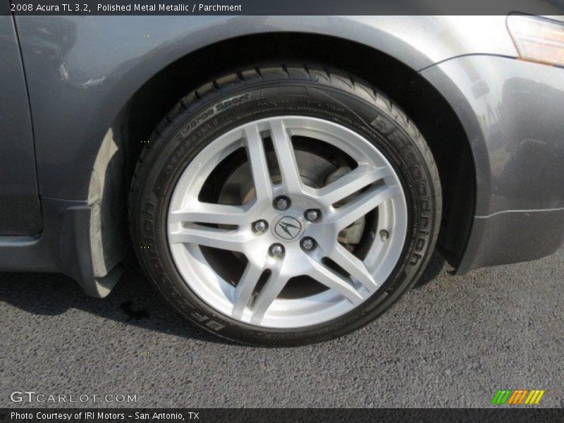 Polished Metal Metallic / Parchment 2008 Acura TL 3.2