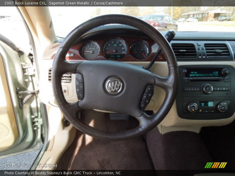 Sagemist Green Metallic / Cocoa/Cashmere 2007 Buick Lucerne CXL