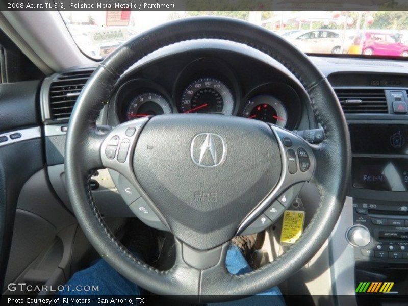 Polished Metal Metallic / Parchment 2008 Acura TL 3.2