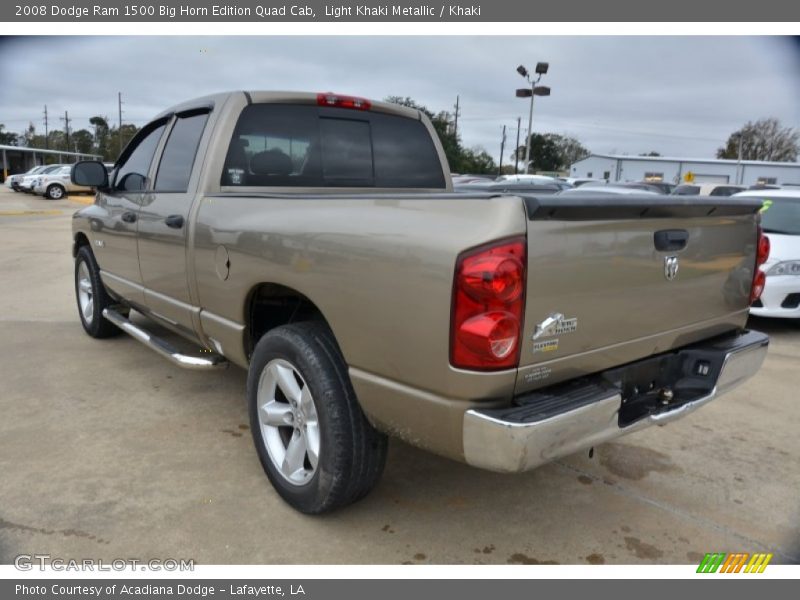 Light Khaki Metallic / Khaki 2008 Dodge Ram 1500 Big Horn Edition Quad Cab