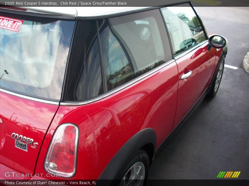 Chili Red / Space Grey/Panther Black 2005 Mini Cooper S Hardtop