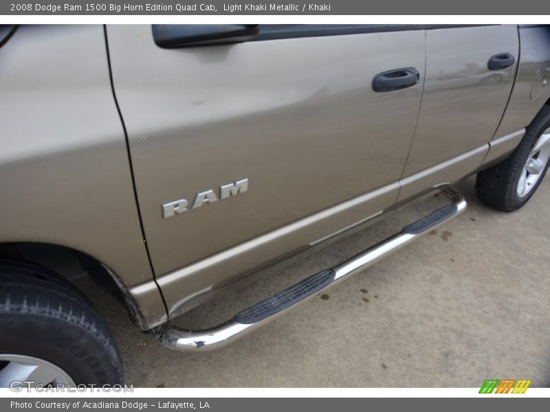 Light Khaki Metallic / Khaki 2008 Dodge Ram 1500 Big Horn Edition Quad Cab