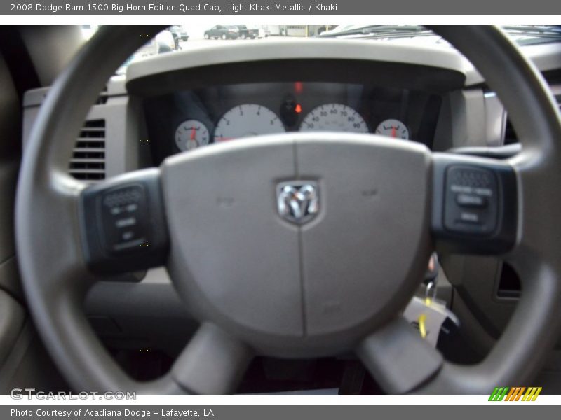 Light Khaki Metallic / Khaki 2008 Dodge Ram 1500 Big Horn Edition Quad Cab