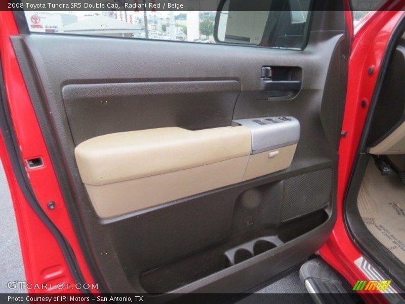 Radiant Red / Beige 2008 Toyota Tundra SR5 Double Cab