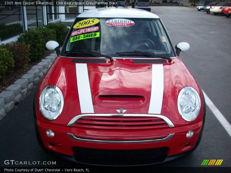 Chili Red / Space Grey/Panther Black 2005 Mini Cooper S Hardtop