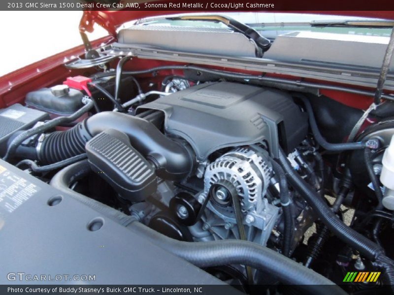  2013 Sierra 1500 Denali Crew Cab AWD Engine - 6.2 Liter Flex-Fuel OHV 16-Valve VVT Vortec V8