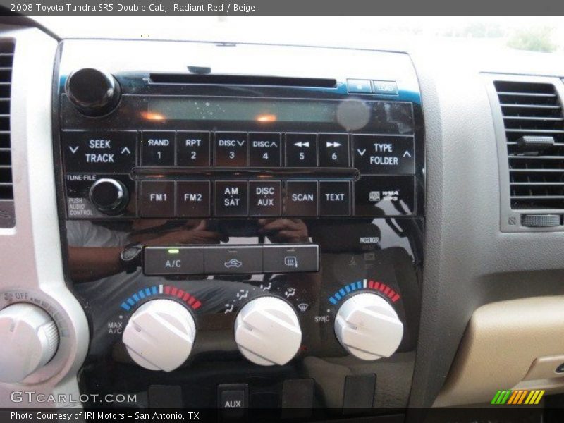 Radiant Red / Beige 2008 Toyota Tundra SR5 Double Cab