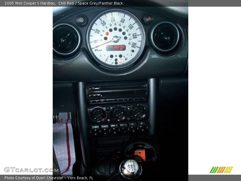 Chili Red / Space Grey/Panther Black 2005 Mini Cooper S Hardtop
