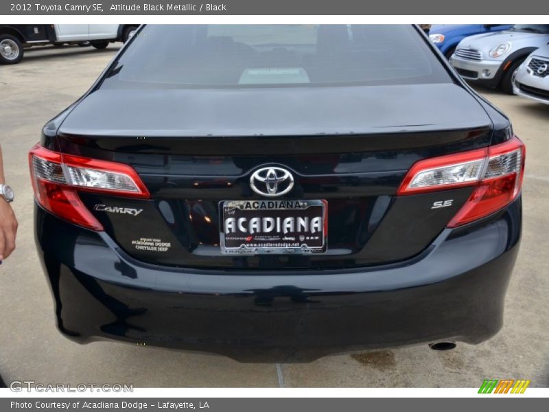 Attitude Black Metallic / Black 2012 Toyota Camry SE