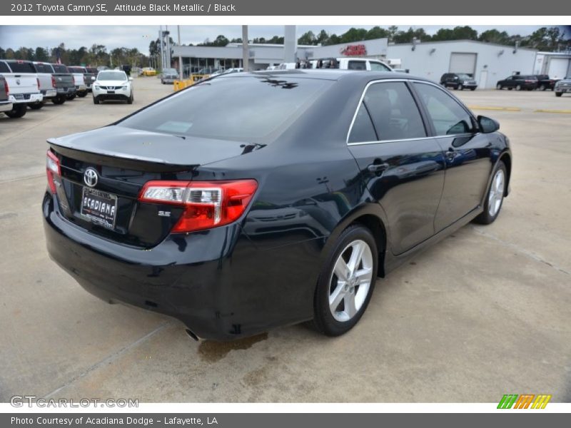 Attitude Black Metallic / Black 2012 Toyota Camry SE
