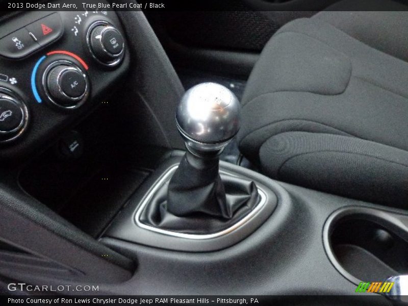 True Blue Pearl Coat / Black 2013 Dodge Dart Aero