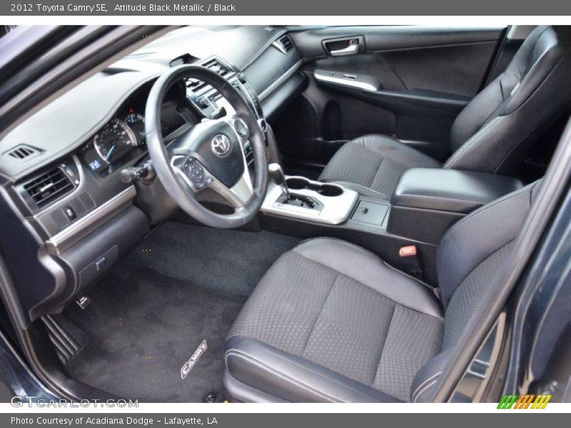 Attitude Black Metallic / Black 2012 Toyota Camry SE