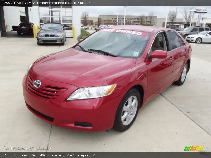 Barcelona Red Metallic / Bisque 2009 Toyota Camry LE