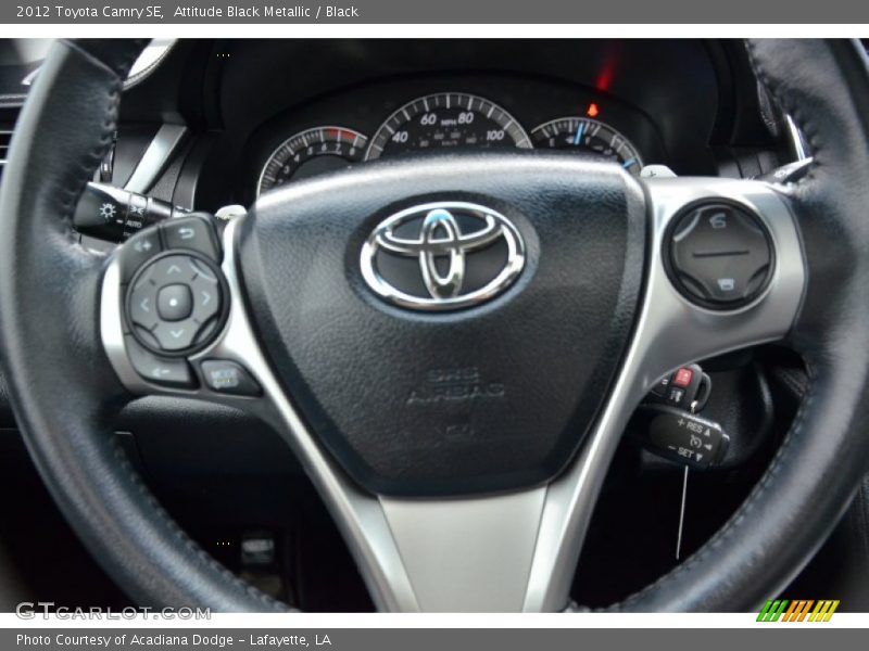 Attitude Black Metallic / Black 2012 Toyota Camry SE