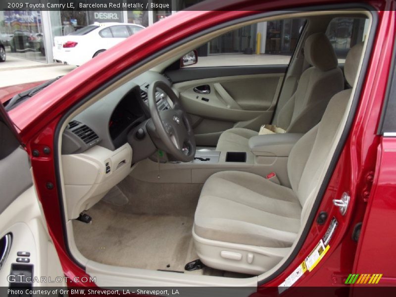 Barcelona Red Metallic / Bisque 2009 Toyota Camry LE