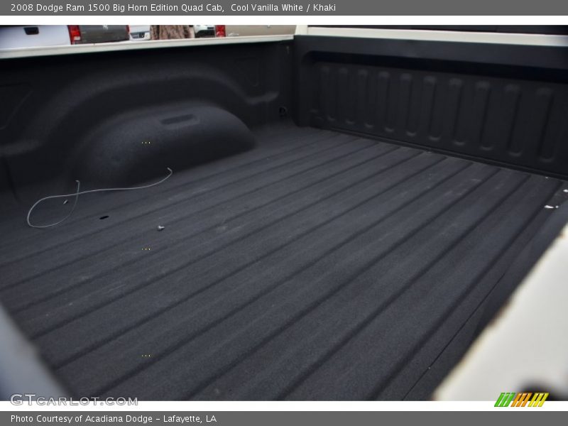 Cool Vanilla White / Khaki 2008 Dodge Ram 1500 Big Horn Edition Quad Cab