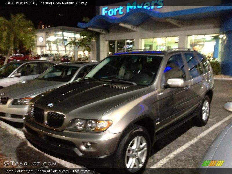 Sterling Grey Metallic / Grey 2004 BMW X5 3.0i