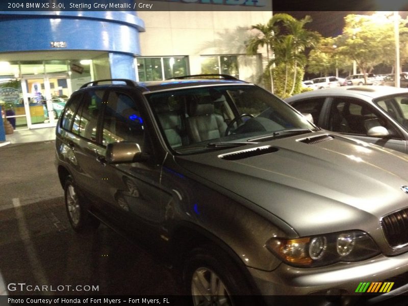 Sterling Grey Metallic / Grey 2004 BMW X5 3.0i