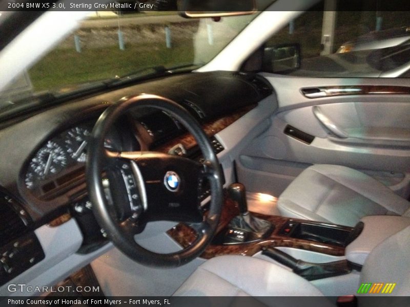 Sterling Grey Metallic / Grey 2004 BMW X5 3.0i