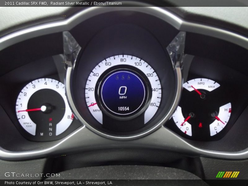 Radiant Silver Metallic / Ebony/Titanium 2011 Cadillac SRX FWD