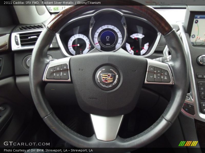 Radiant Silver Metallic / Ebony/Titanium 2011 Cadillac SRX FWD