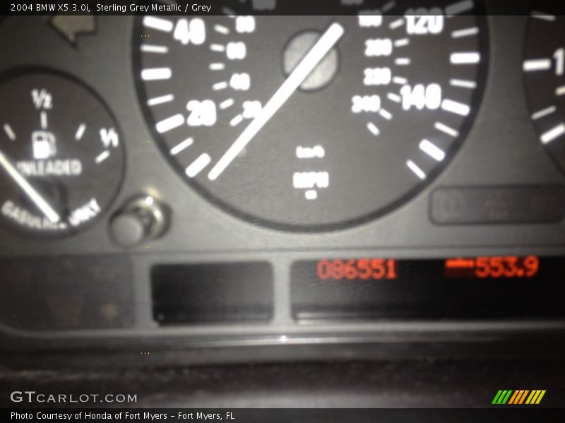Sterling Grey Metallic / Grey 2004 BMW X5 3.0i
