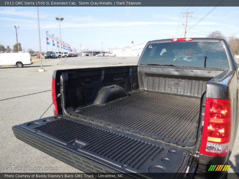 Storm Gray Metallic / Dark Titanium 2011 GMC Sierra 1500 SL Extended Cab