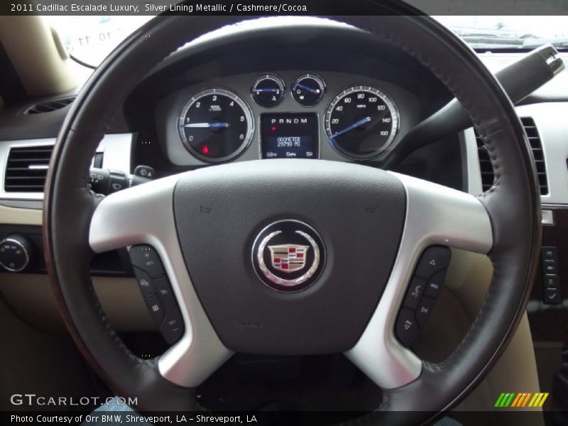 Silver Lining Metallic / Cashmere/Cocoa 2011 Cadillac Escalade Luxury