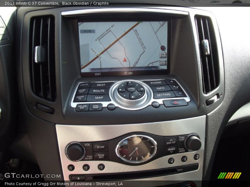 Navigation of 2013 G 37 Convertible