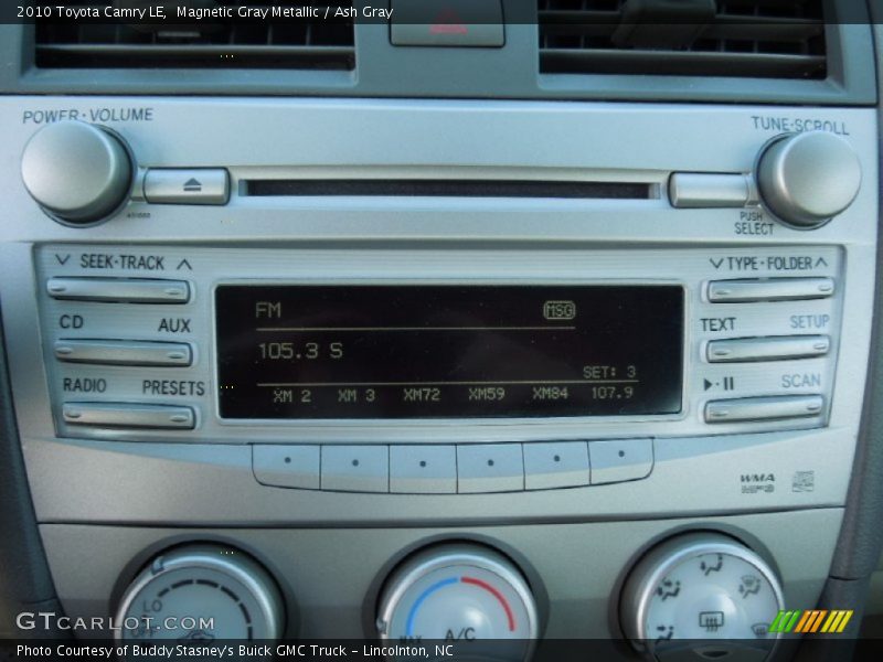 Magnetic Gray Metallic / Ash Gray 2010 Toyota Camry LE