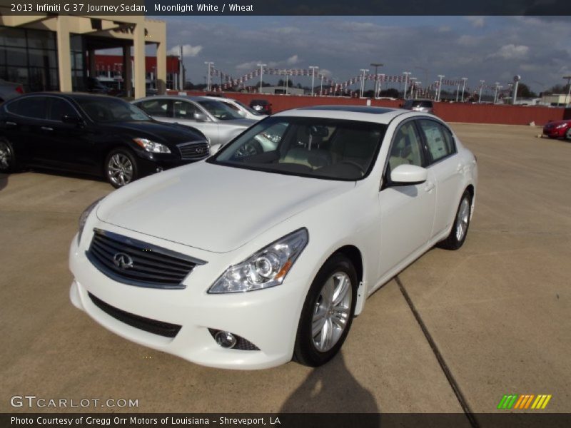 Moonlight White / Wheat 2013 Infiniti G 37 Journey Sedan