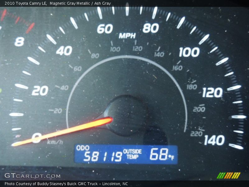 Magnetic Gray Metallic / Ash Gray 2010 Toyota Camry LE