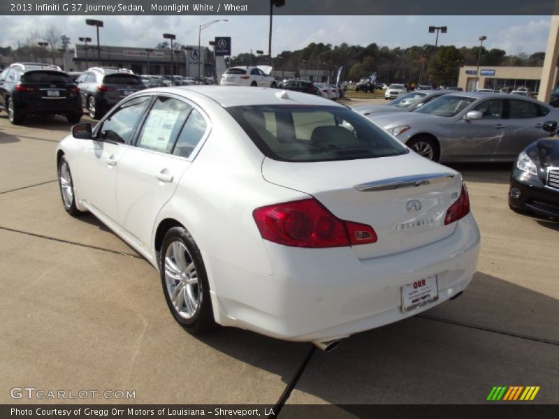 Moonlight White / Wheat 2013 Infiniti G 37 Journey Sedan