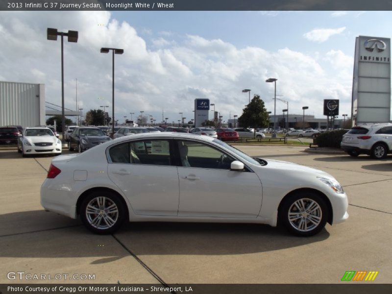 Moonlight White / Wheat 2013 Infiniti G 37 Journey Sedan