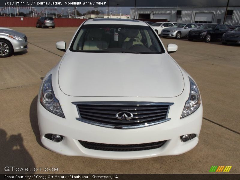 Moonlight White / Wheat 2013 Infiniti G 37 Journey Sedan
