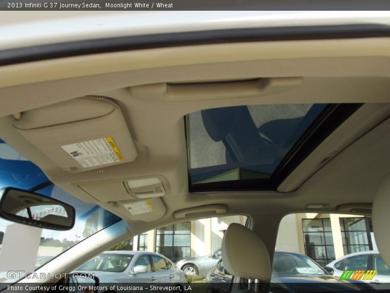 Moonlight White / Wheat 2013 Infiniti G 37 Journey Sedan
