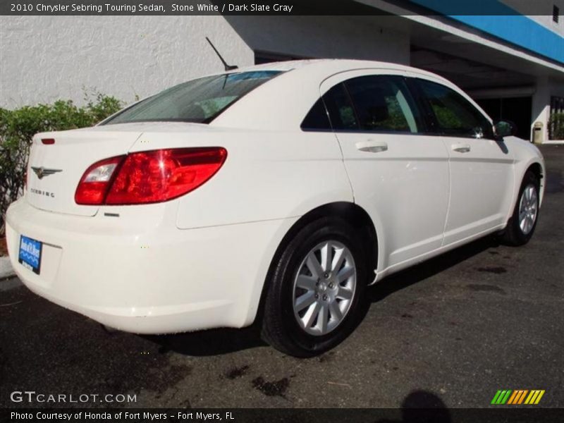 Stone White / Dark Slate Gray 2010 Chrysler Sebring Touring Sedan