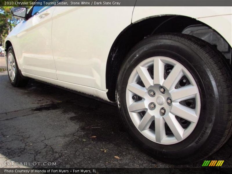Stone White / Dark Slate Gray 2010 Chrysler Sebring Touring Sedan
