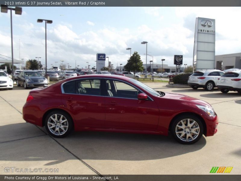 Vibrant Red / Graphite 2013 Infiniti G 37 Journey Sedan