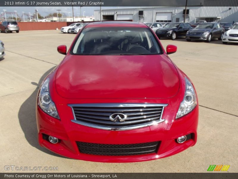 Vibrant Red / Graphite 2013 Infiniti G 37 Journey Sedan